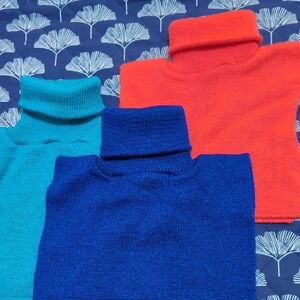 Colorful Kids' Knit Neck Warmers Set Of 3